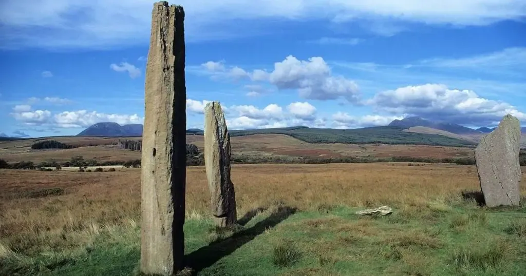 The Machrie Moor Stone Circles on the Isle of Arran