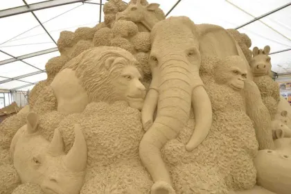 Sand Sculpture Park in Dorset