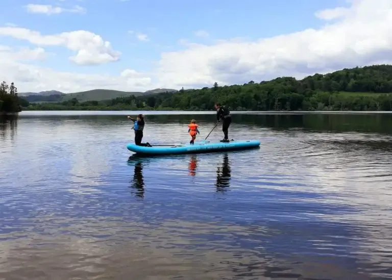 Paddleboarding in Perthshire