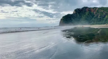 Visit Karekare Beach from “The Piano” (1993) in West Auckland