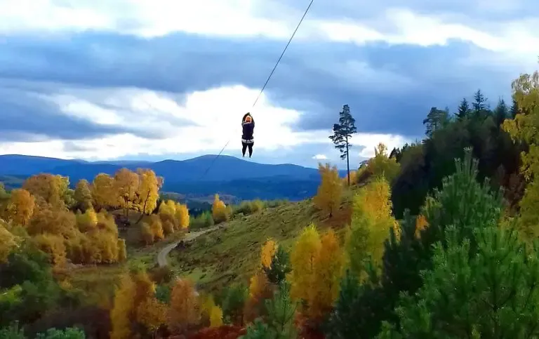 Zip Lining in the Highlands