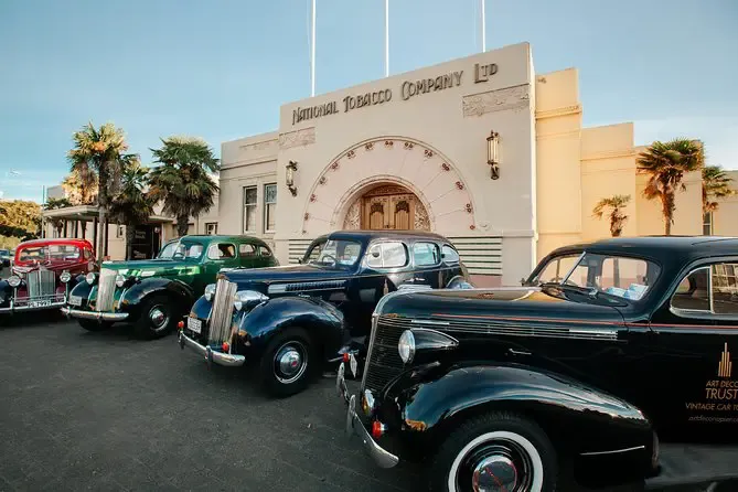 Art Deco Vintage Car Tour in Napier