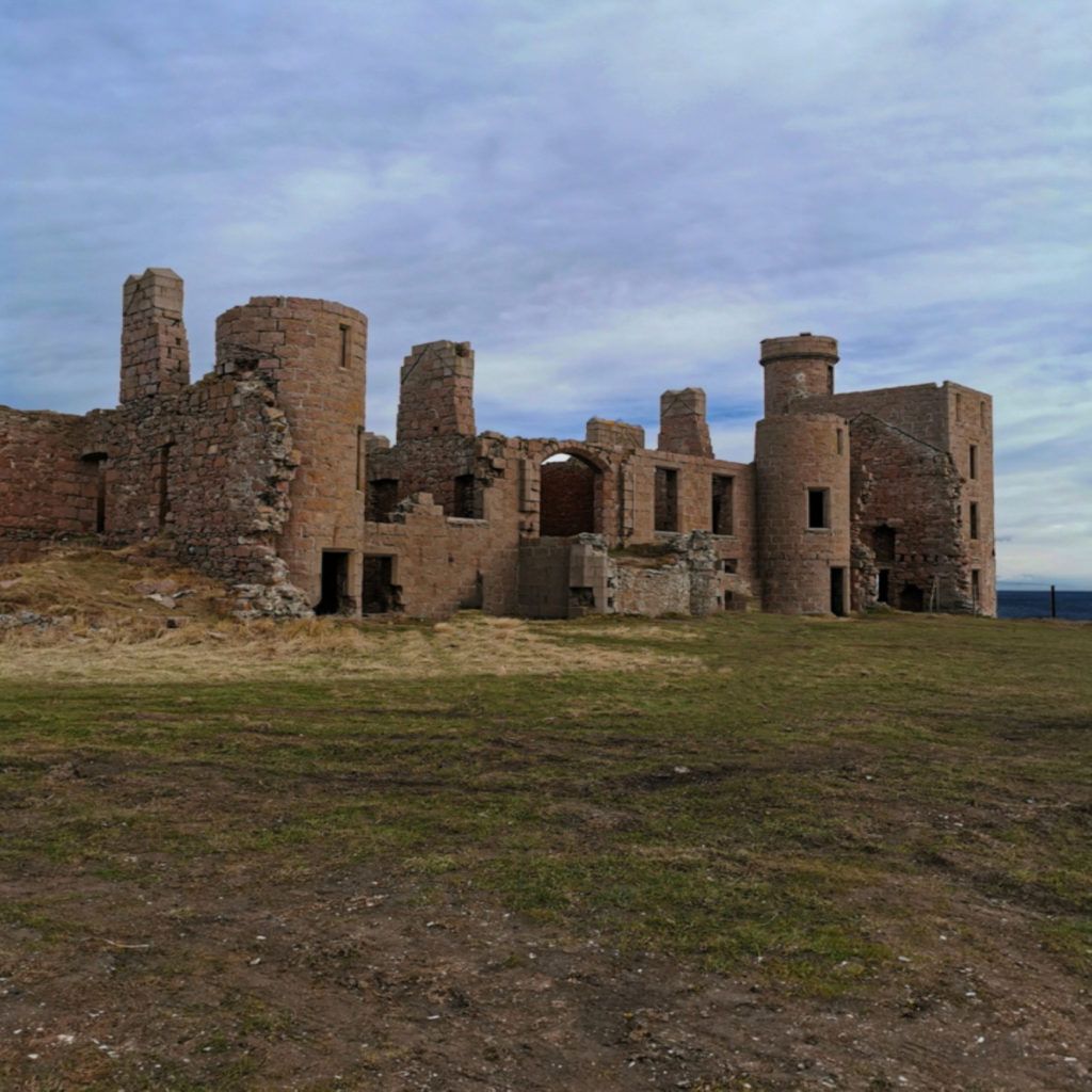 Slains Castle in Aberdeen