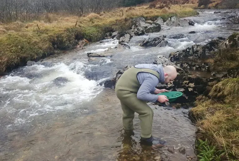 Gold Panning in the Scottish Highlands