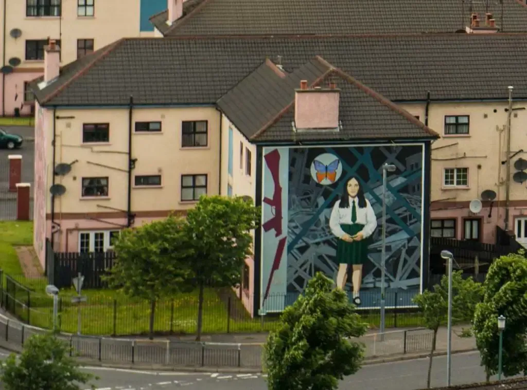 Bogside Artists in County Londonderry