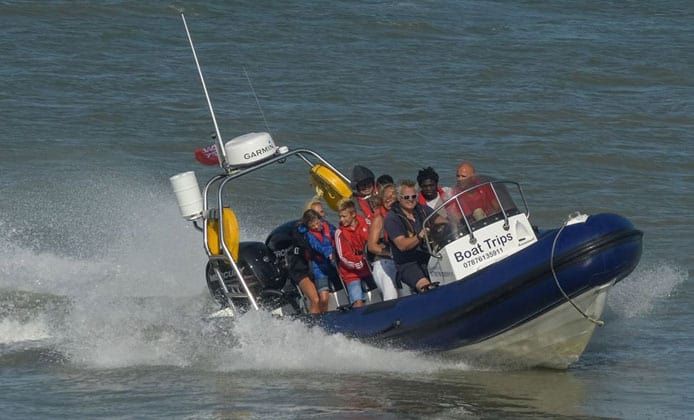 Speed boating trips in East Sussex