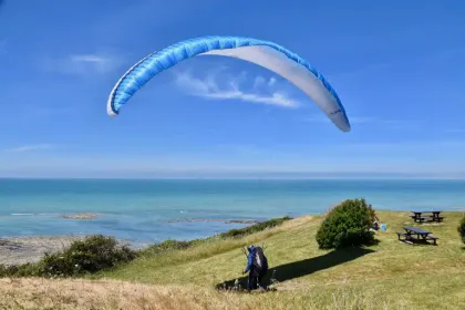 Paragliding on Arran