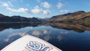 Paddleboarding in the Lake District