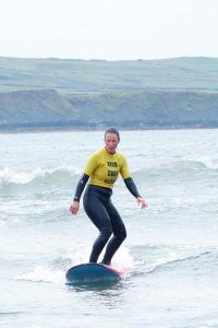 Surfing in Co. Clare