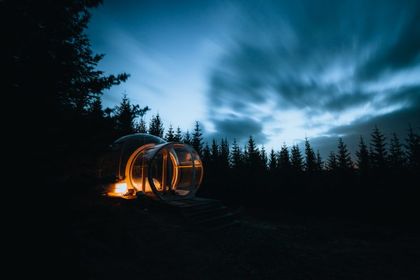 Panoramic Bubble Lodges in Iceland