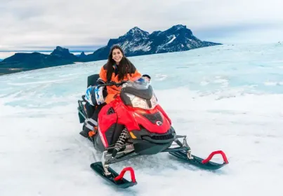 Snowmobile and Ice Cave Tour in Iceland