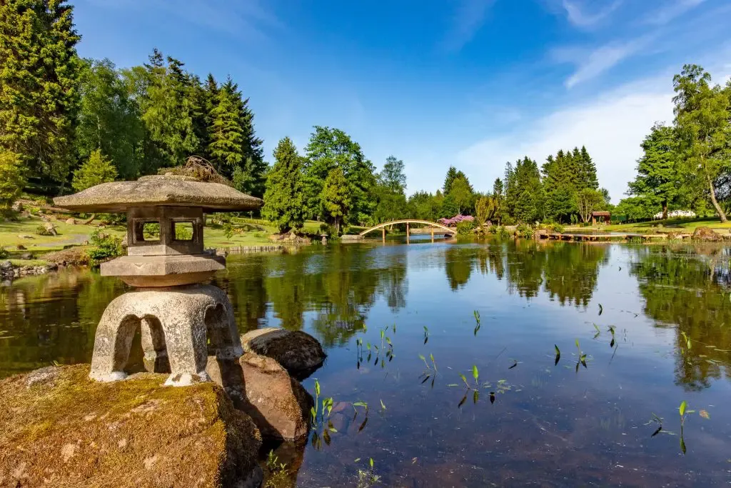 Relax at a Japanese Garden at Cowden