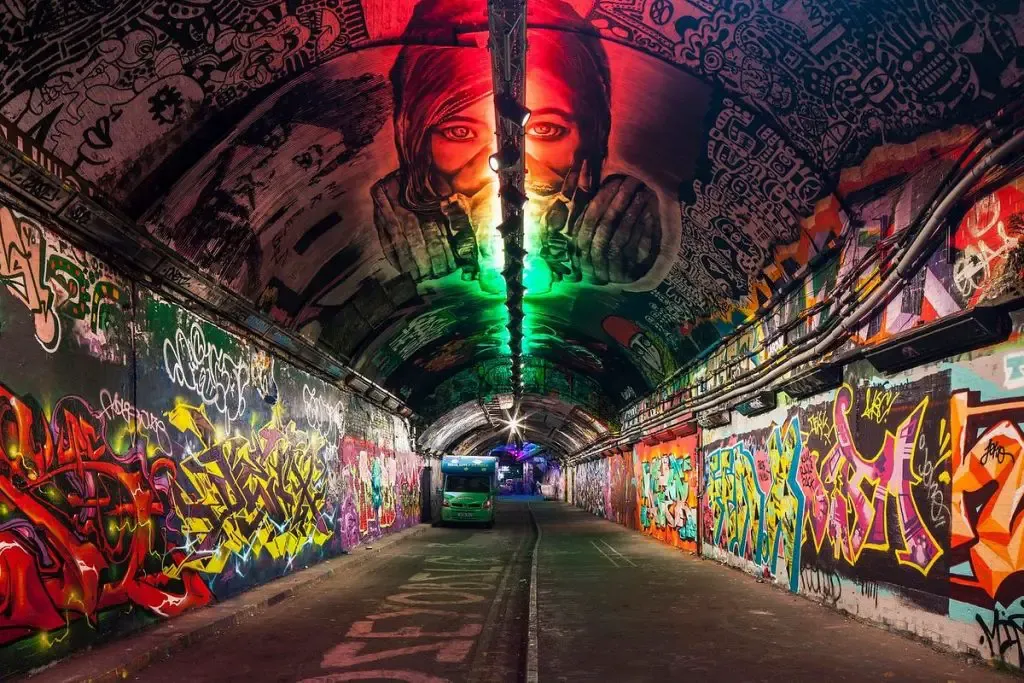 Leake Street Arches Graffiti Tunnel London