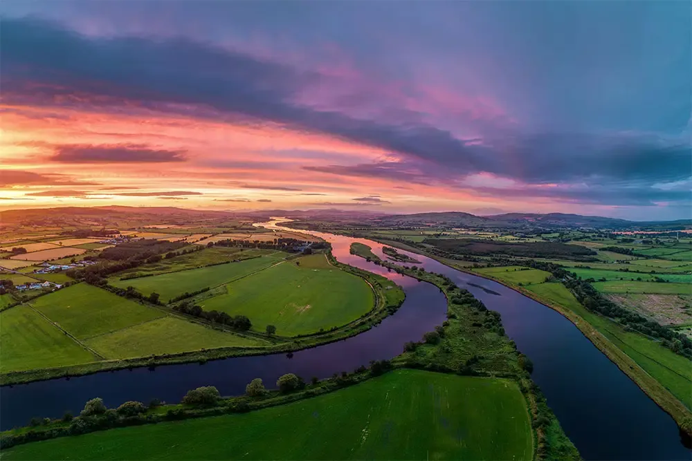 The River Foyle in County Londonderry