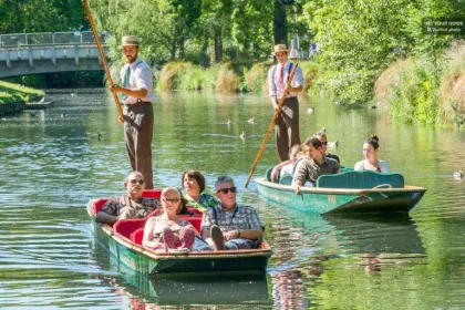 Punting on the River Avon in Christchurch