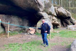 St Cuthbert’s Cave in Northumberland