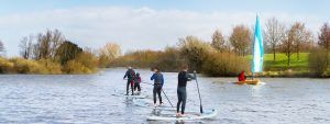Watersports on South Lake in County Armagh