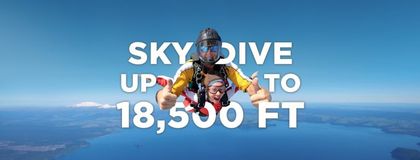 Skydive in Tandem 18,500 ft over Taupo