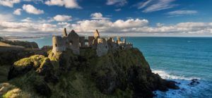 Dunluce Castle on the Antrim Coast
